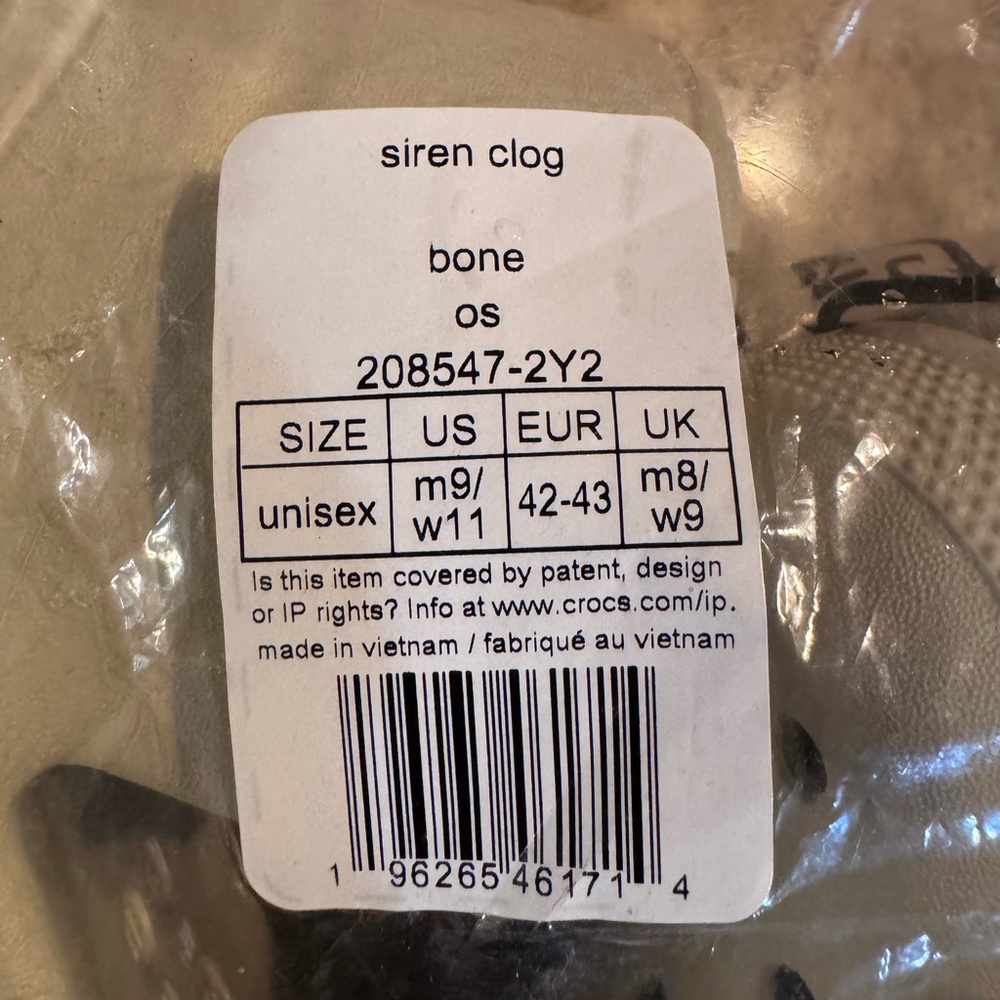 CROCS Bone Siren Clog Wedges